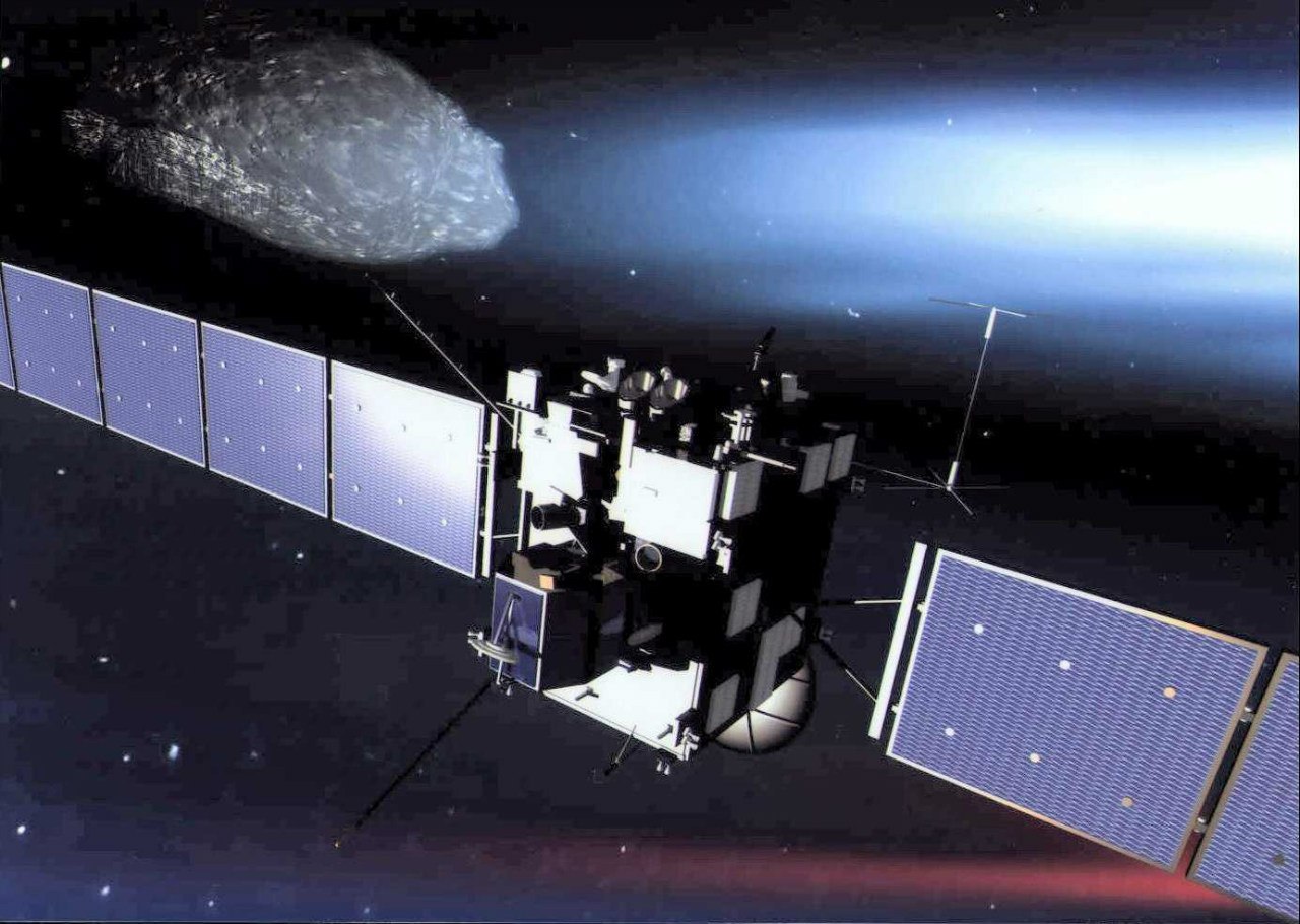 В этом году космический аппарат "Розетта" сделает что-то невиданное. Он догонит комету и опустит зонд на ее поверхность.