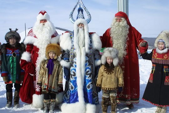 Международная встреча дедов морозов на Южном Урале
