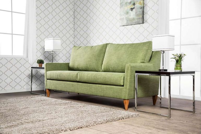 зелёный диван