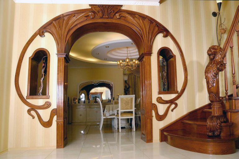 Межкомнатная деревянная арка - неповторимый штрих вашего интерьера