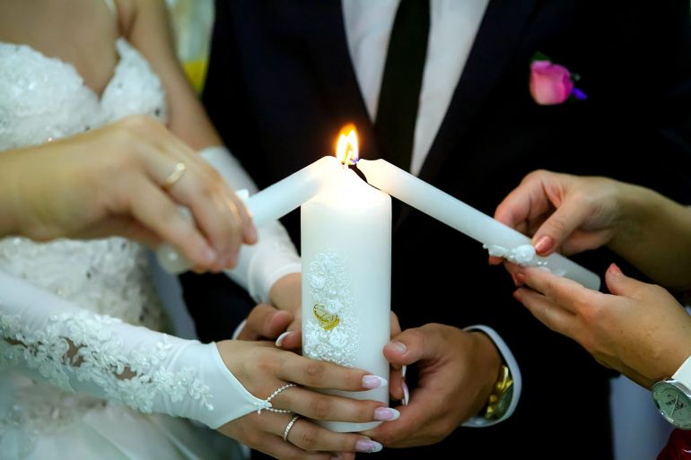 Свадебные свечи