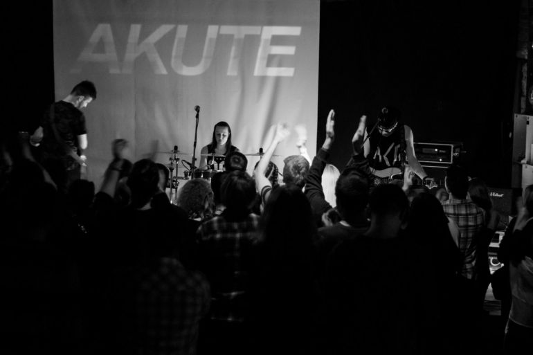 26 марта прошел концерт белорусской группы Akute