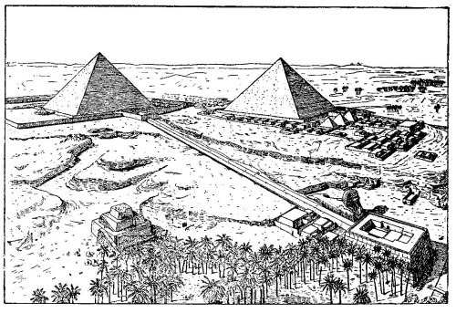 Поле пирамид реконструкция