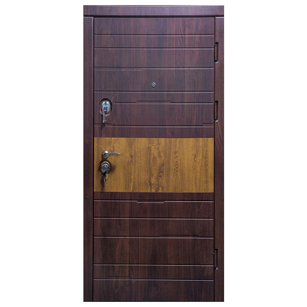 Металлические двери с декоративными мдф накладками