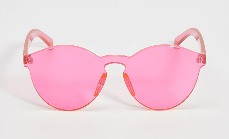 розовые очки от солнца